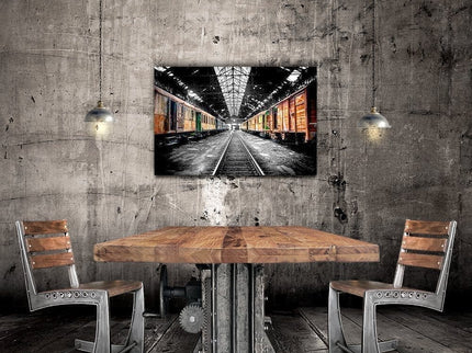 Craftsman Industrial Dining Table - Adjustable Height Iron Base - Rustic Top - Rustic Deco