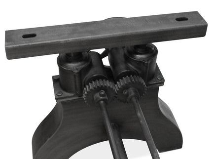 KNOX Adjustable Height Cast Iron Crank Base - Coffee to Dining Table - DIY - Rustic Deco