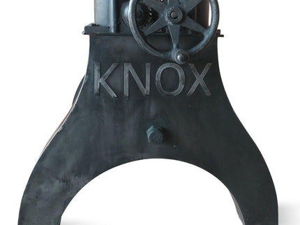 KNOX Adjustable Height Industrial Crank Dining Table Base Desk - Cast Iron - DIY - Rustic Deco