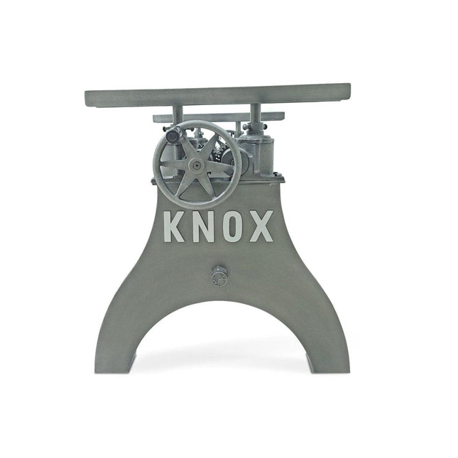 KNOX Industrial Writing Table Desk Base - Cast Iron Adjustable Height - DIY - Rustic Deco